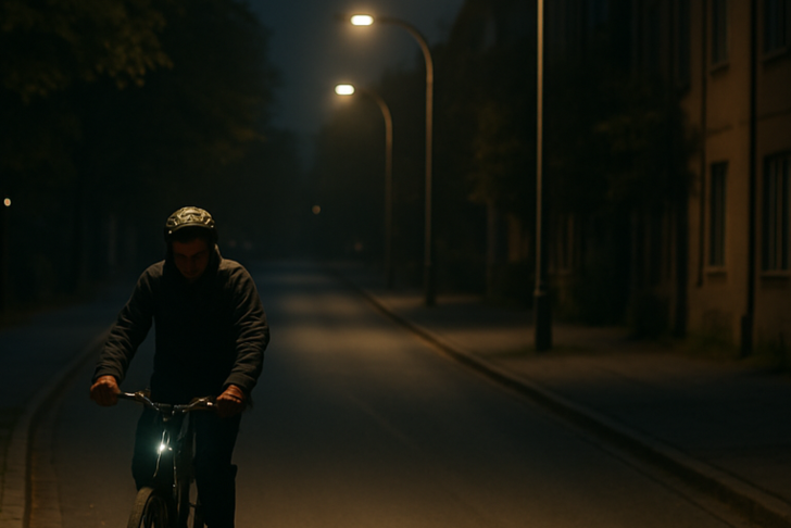 20 smarte Parkleuchten stehen entlang der Radlroute 5 im Dörnberg-Viertel in Regensburg. 