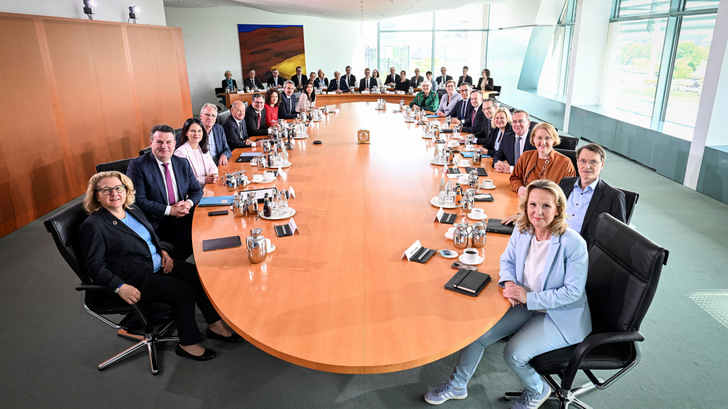 Die letzte Kabinettssitzung der Ampel-Regierung Ende April, allerdings ohne die FDP.