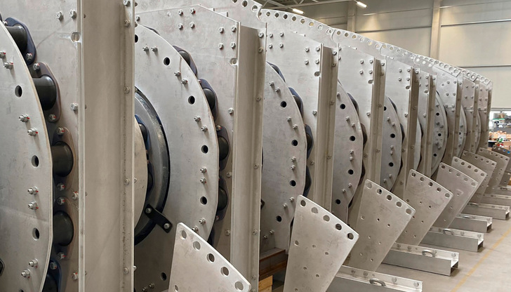 Einbaufertig gelagerte Impulsdämpfer