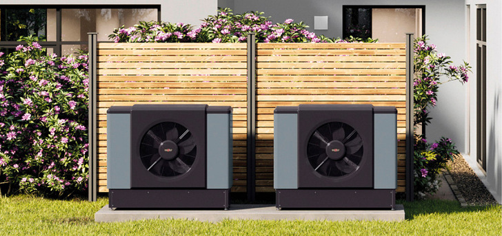 Die CHA-20/24-Wärmepumpen enthalten serienmäßig ein elektrisches Heizelement mit 9 kW.