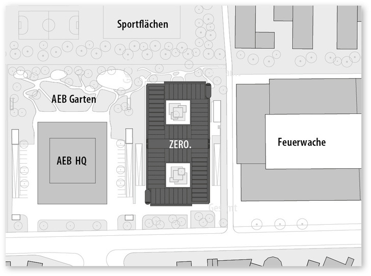1  Lageplan, M 1:2.500﻿