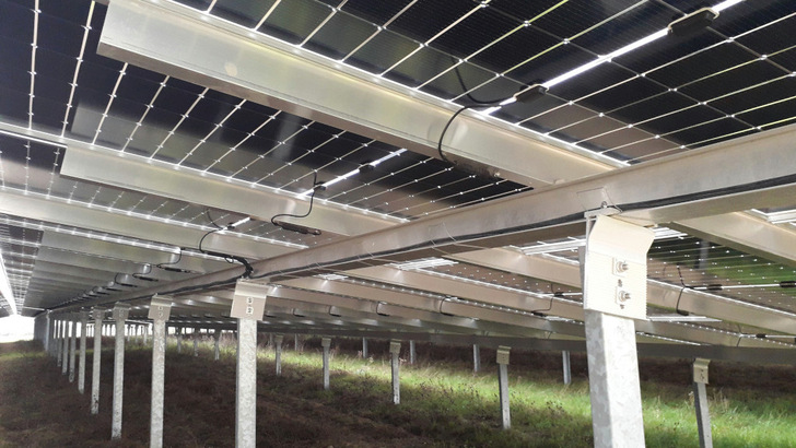 Der Energiepark Witznitz südlich von Leipzig wurde von drei ansässigen Gemeinden unterstützt.