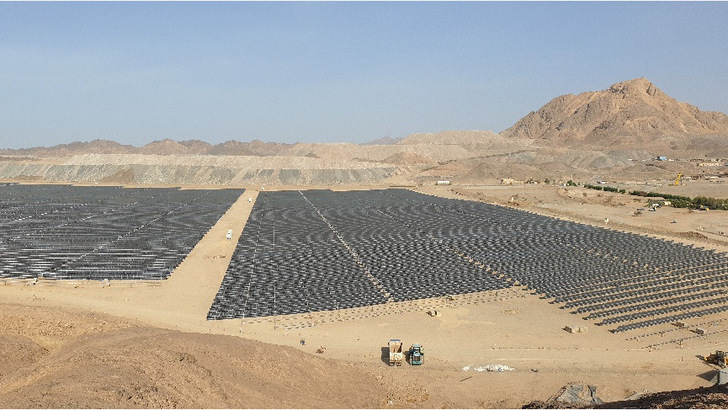 Wie hier in Ägypten baut Juwi auch in Südafrika Solaranlagen für Bergwerksbetreiber.
