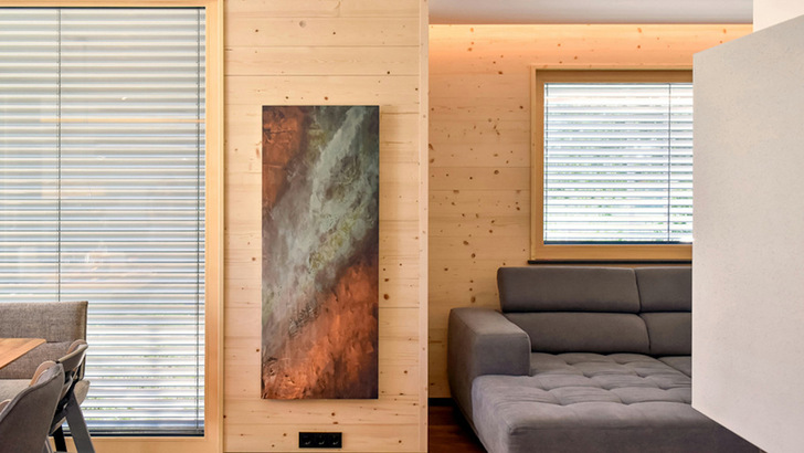 Die Infrarotheizungen bieten viel Behaglichkeit und eine einfache und kostengünstige Installation.