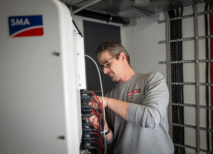 Das Solargeschäft hat sich zur wichtigen Säule des Handwerksbetriebs entwickelt.