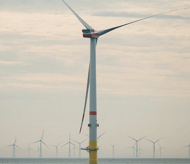 Baltic Eagle, im Vollbetrieb seit Juli 2025, erzeugt Strom mit 11,9 Megawatt pro Quadratkilometer.