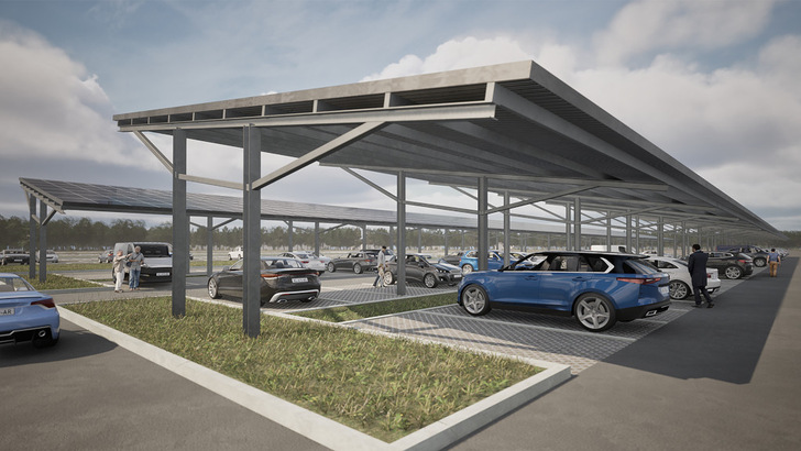 Insgesamt 25.000 Module wird Roof plus auf der Unterkonstruktion installieren.