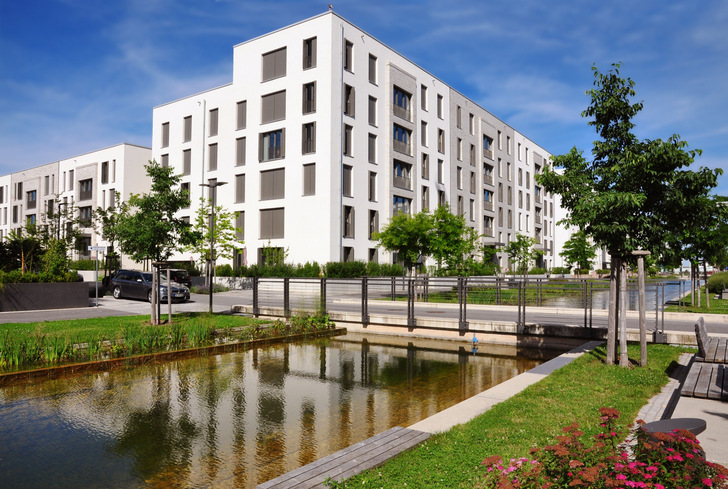 Hitzegerechtes Bauen im Heidelberger Stadtteil Bahnstadt