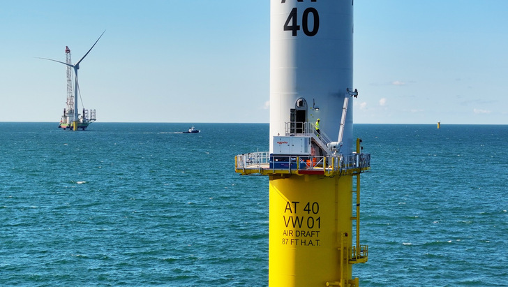 US-Offshore-Windpark Vineyard Wind vor Massachusetts: 62 GE-Haliade-X mit jeweils 13 Megawatt Nennleistung und 220 Meter Rotordurchmesser