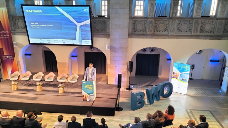 Zukunft Offshore 2026 in Berlin, Stefan Thimm, Geschäftsführer des Bundesverband Windenergie Offshore