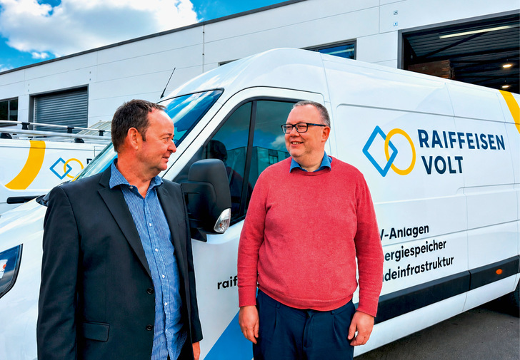 Manfred Pirig (links) und David Muggli diskutieren Wege zu gesundem Wachstum.