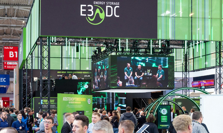 Am Messestand von E3/DC wird wieder ein umfangreiches Programm geboten.