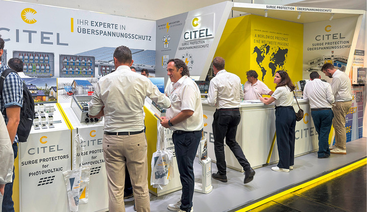 Messestand von Citel auf der Smarter E Europe 2026