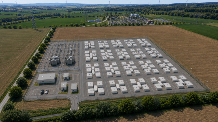 Großer Strompuffer: Der Batteriepark Dion soll 400 Megawatt Leistung und eine Speicherkapazität von 1.600 Megawattstunden erreichen.