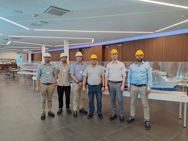 The project team at the kick-off meeting.
