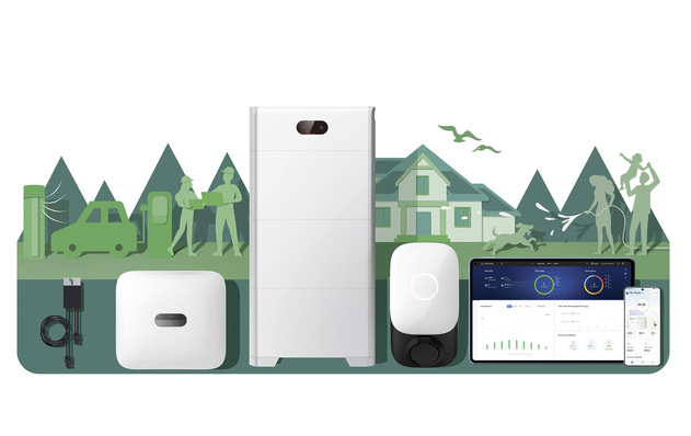 Das aktuelle Portfolio von Huawei Solarfusion für Heim und Gewerbe.