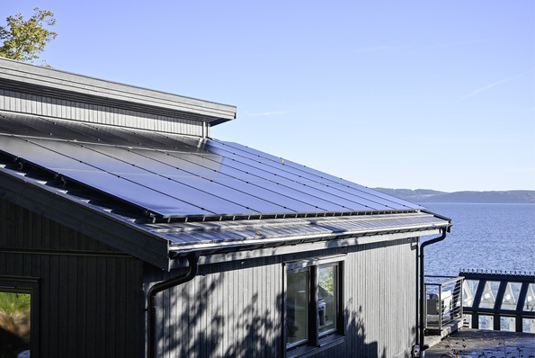 Auf dem Privathaus in Schweden wurden 19 Kilowatt errichtet.