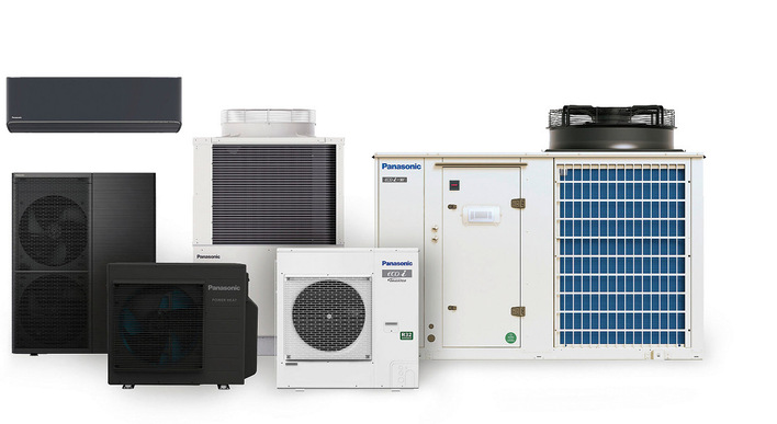 Lösungen für Heizung und Kühlung zeigt Panasonic.
