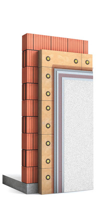 Auch bei der Holz­faservariante lassen sich die Komponenten des Systems sortenrein trennen.