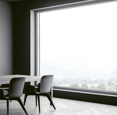 Das Profil von Salamanders Greta-Fenster besteht vollständig aus recyceltem PVC und Produktionsresten.