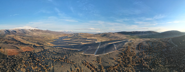 204 Megawatt Leistung hat der PV-Park Kozani in Griechenland.