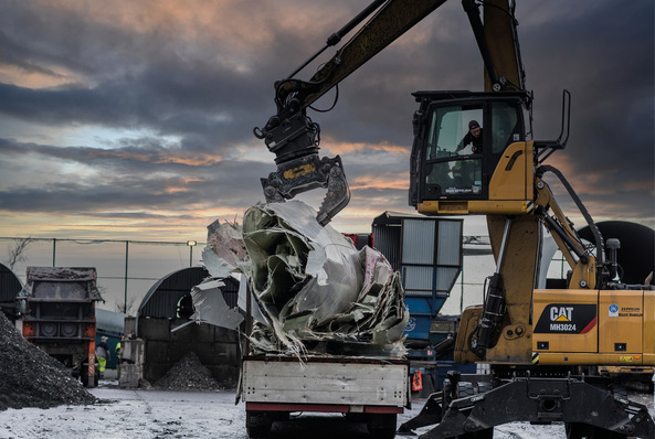 Repowering-Windpark Walkhügel,  Anfang 2022 in Sachsen-Anhalt
