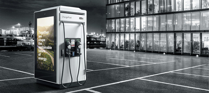 Das Schnellladesystem Charge Post lässt sich wegen der leicht zugänglichen und modular aufgebauten Funktionsaggregate – dazu gehören Batterieelemente, Monitore und die Kühlung – einfach warten.