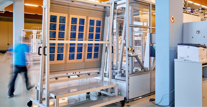 Neue Solarfabrik in Brandenburg an der Havel.