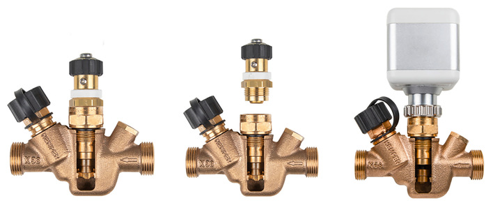 Ein elektronischer Stellantrieb ist bei Zirkulationsventilen schnell eingebaut – der Start zu einer energieeffizienten und gleichzeitig hygienischen Trinkwarmwasserversorgung.