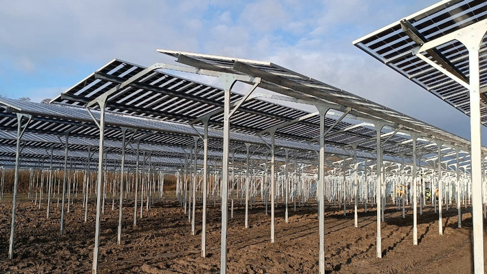 Die Anlage auf dem Erdbeerhof steht kurz vor der Fertigstellung.