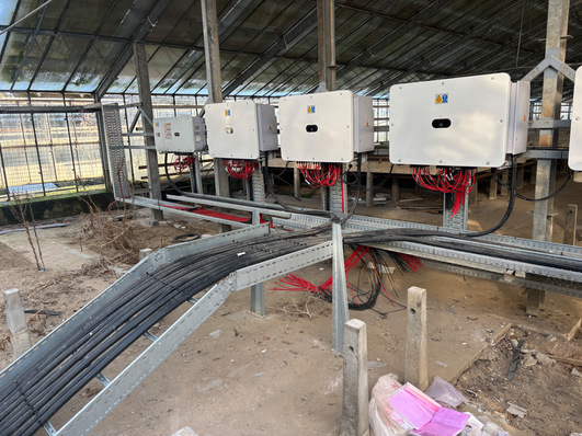 Mitte Februar wurden hier rund vier Kilometer Kupferkabel der Solaranlage gestohlen.