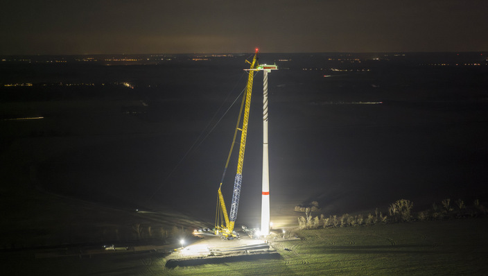 Repowering des Windparks Elster durch Projektierungsunternehmen VSB, 2025