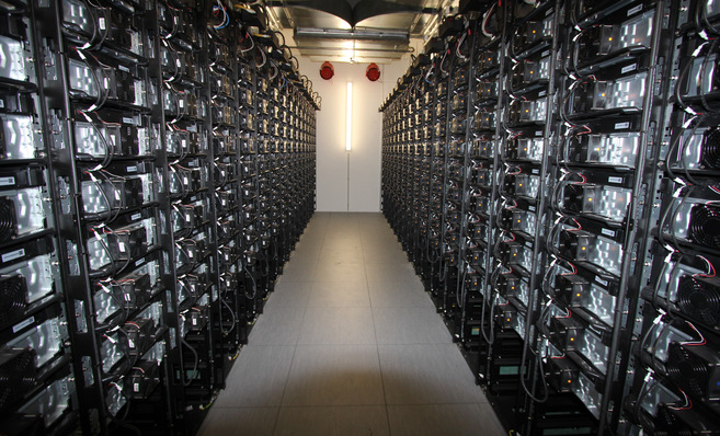 Immer gefragter: ein Großspeicher von Intilion bei der Firma Max Bögl.