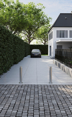 Automatische Poller sind da, wenn man sie braucht, und verschwinden im Boden, wenn eine Durchfahrt möglich sein soll.