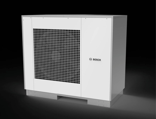 Die Luft/Wasser-Wärmepumpe Compress 5001 AW arbeitet mit dem umweltfreundlichen Kältemittel R-290 (Propan) und ist für Mehrfamilienhäuser konzipiert.