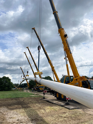 Rohreinzug: Im EWE-Gebiet sind viele Kunden vom Gas abhängig.