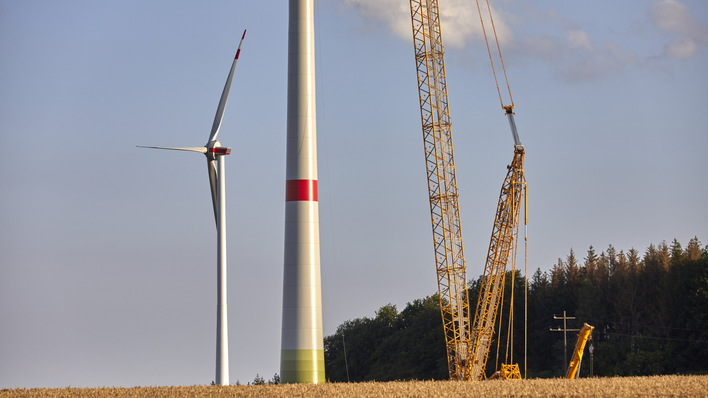 Windparkerrichtung mit Enercon-Anlagen