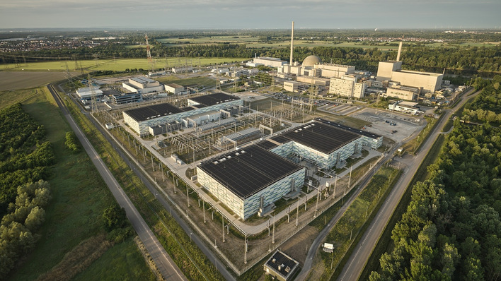 Im Energiepark Philippsburg möchte die EnBW einen Batteriespeicher errichten, auf einer Fläche neben dem TransnetBW Konverter.