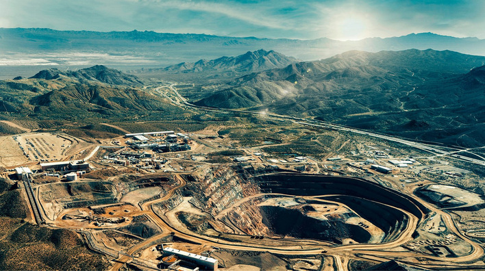 Februar 2022: Die Mountain-Pass-Mine für Seltene Erden ist die einzige aktive Bergbau- und Prozessanlage für den schwer zu gewinnenden Energie-Tech-Rohstoff der USA. Betreiber ist MP Materials.