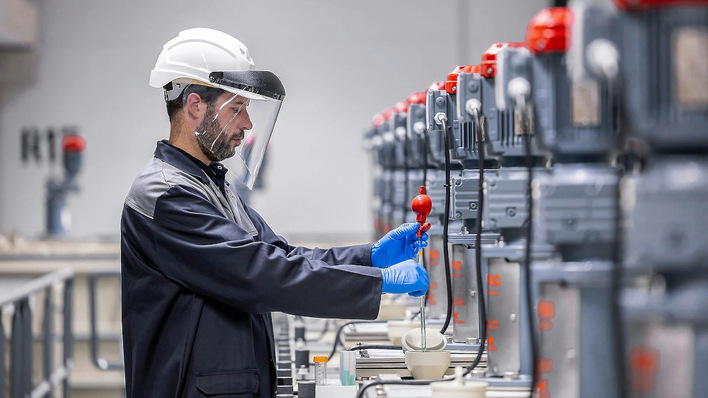 Die Pilotfabrik von Mercedes-Benz in Kuppenheim.