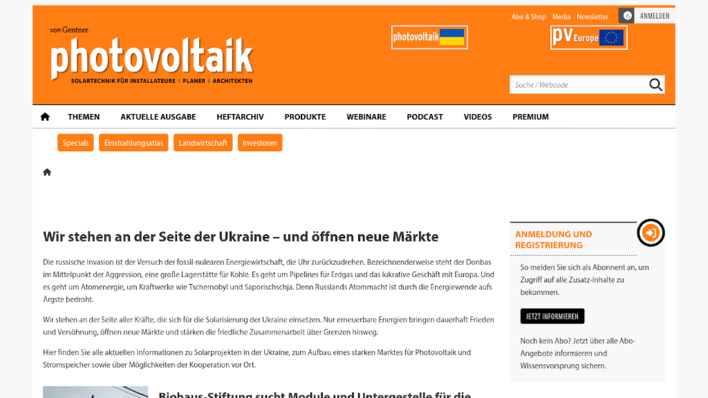Alle Infos zur Ukraine gibt es bei uns nun auf einen Blick.
