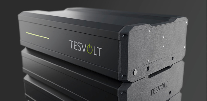 © Bild: Tesvolt Der Speicher kann bei Außentemperaturen von minus 20 bis plus 50 Grad betrieben werden und ist damit gemäß Hersteller outdoorfähig.