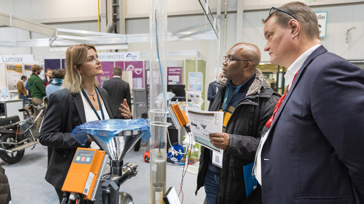 In Augsburg trifft sich internationales Publikum.