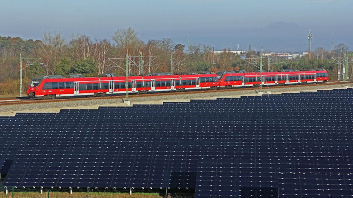 Es gibt ein großes Flächenpotenzial für Solaranlagen entlang der Bahnstrecken.