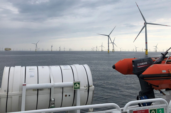 Windkraftfläche mit reichlich Durchzug oder verwirbelte Nachbarschaft im Windschatten eines dichten Turbinenforstes?