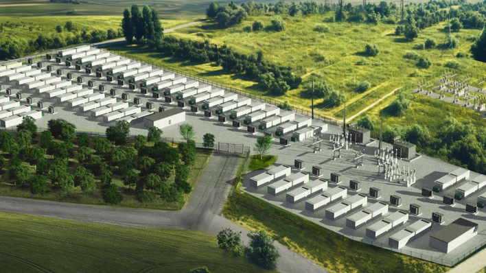 Der Batteriespeicher in Alfeld verfügt – sobald er fertig ist – über eine Leistung von 137,5 Megawatt.