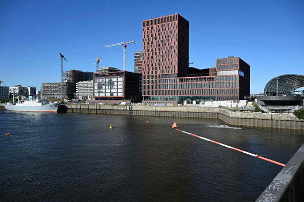 Das Präventionszentrum PREVIER in der Hamburger Hafen City wird mit Abwärme gekühlt.
