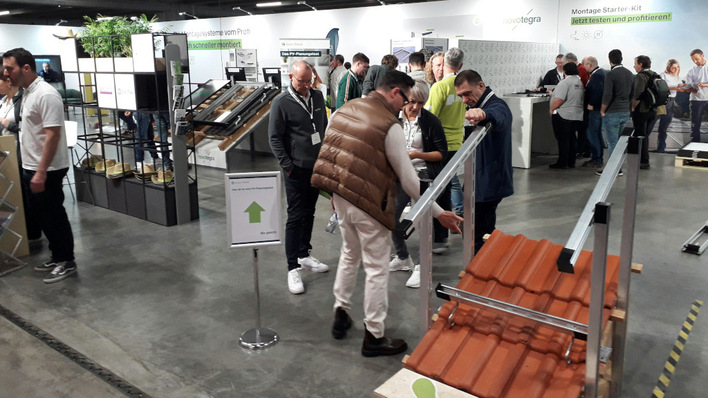 Das Interesse am PV-Marktplatz in Tübingen war riesig.