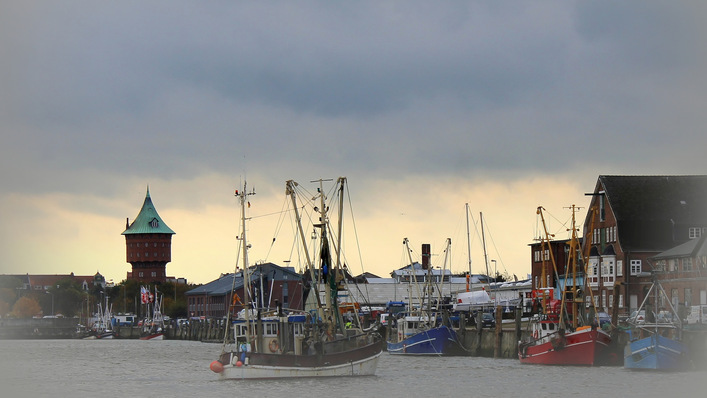 Der Alte Fischereihafen in Cuxhaven.