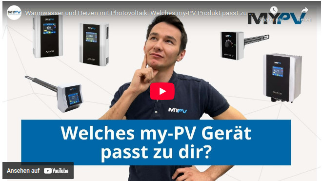 Die passende Lösung finden. My PV erklärt die einzelnen Systeme.